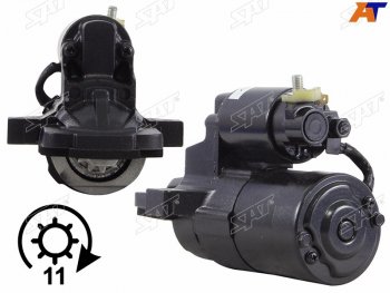 4 999 р. Стартер Mazda 3 03-09  6 02-12  Axela 03-09  5 04-11 (1 kW Z=11 (L=209mm)(восстановленный)) SAT ST-L813-18-400  с доставкой в г. Воронеж. Увеличить фотографию 1