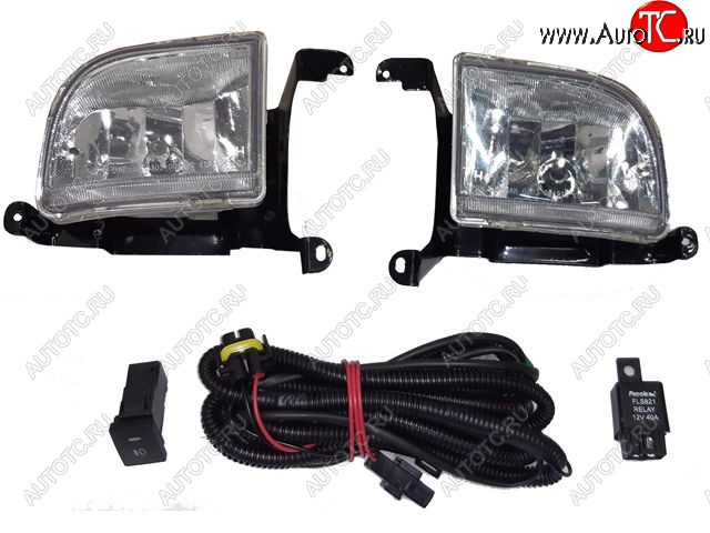 2 569 р. Противотуманные фары комплект (проводка, кнопка, пр-во Китай) BodyParts  Chevrolet Lacetti  седан (2002-2013)  с доставкой в г. Воронеж