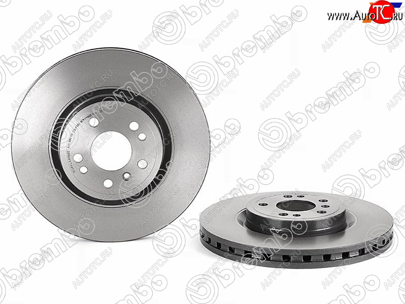 9 999 р. Передний тормозной диск BREMBO Mercedes-Benz ML class W166 (2011-2015)  с доставкой в г. Воронеж