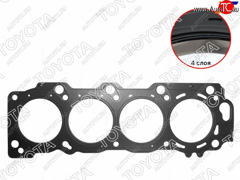 3 599 р. Прокладка ГБЦ TOYOTA 3UZFE LH TOYOTA 11116-50060  с доставкой в г. Воронеж