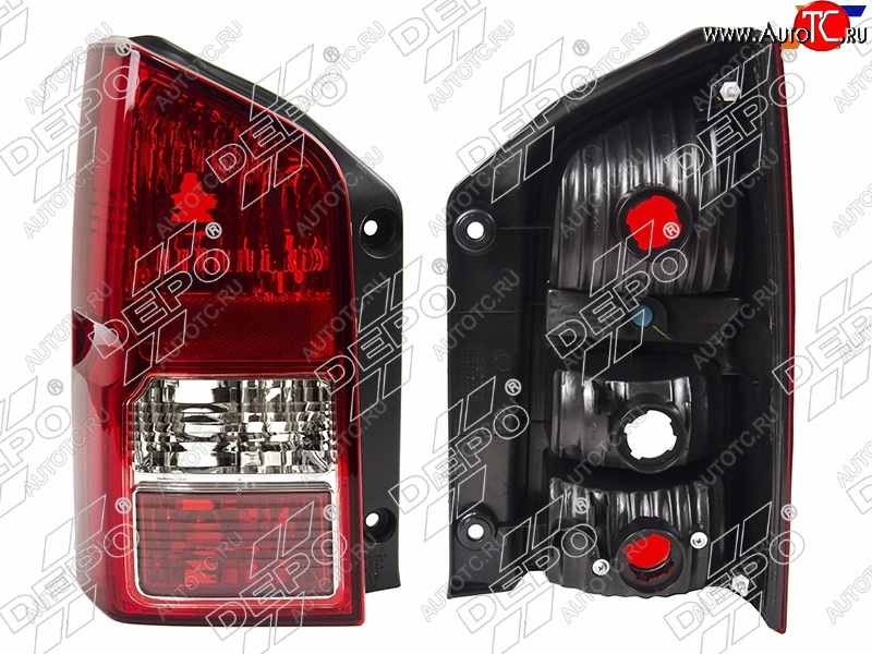 8 249 р. Фонарь задний Nissan Pathfinder 02-14 (Слева) DEPO 215-19J3L-LD-UE  с доставкой в г. Воронеж