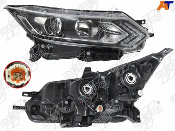 19 849 р. Фара Nissan Qashqai 17-22 (Справа) DEPO 215-11AKR-LDEM2  с доставкой в г. Воронеж. Увеличить фотографию 1