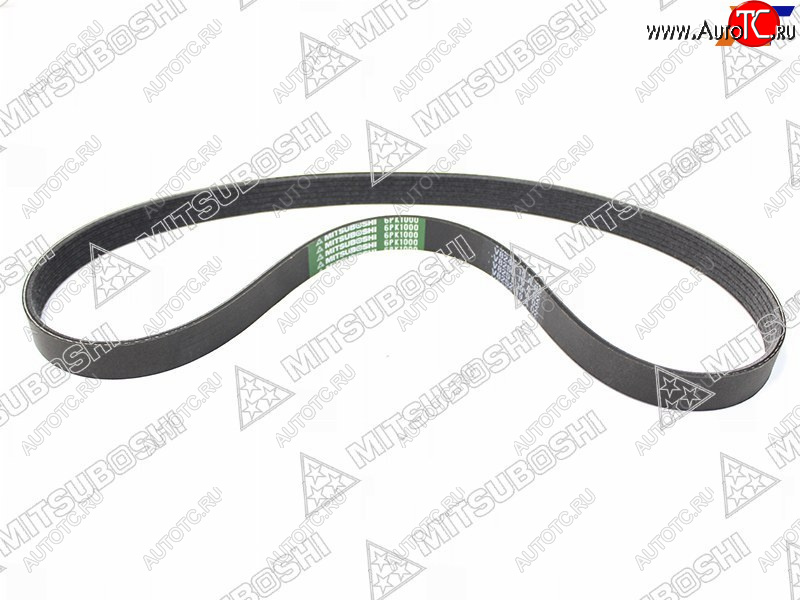 659 р. Ремень приводной SKODA OCTAVIA 1,6VW POLO 1,4AUDI A3 12- MITSUBOSHI 6PK1000  с доставкой в г. Воронеж
