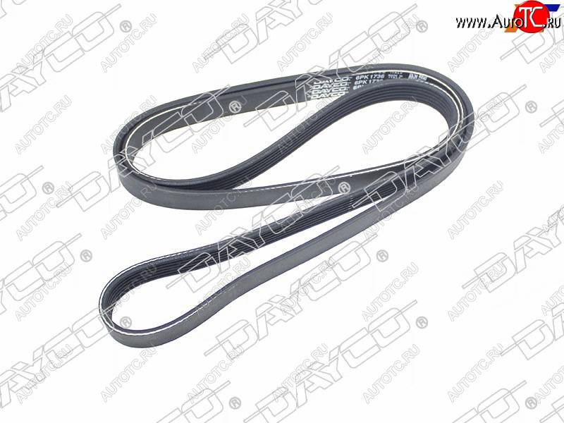 1 249 р. Ремень поликлиновой AUDI A1 1.4 10-A3 1.41.6 03-BMW E36 1.61.9 94-00VW JETTA 1.41.6 05-PASSAT DAYCO 6PK1736  с доставкой в г. Воронеж