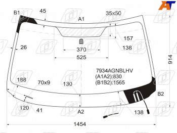 7 799 р. Стекло лобовое (Обогрев щеток) Subaru Forester 07-13 FUYAO 7934AGNBLHV  с доставкой в г. Воронеж. Увеличить фотографию 1