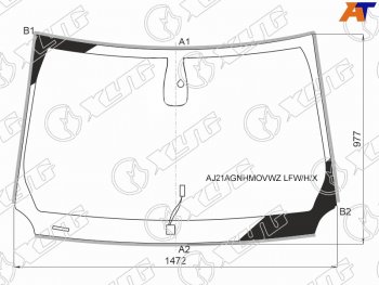 14 449 р. Стекло лобовое (Обогрев щеток Датчик дождя Молдинг) Jeep Compass 16- XYG AJ21AGNHMOVWZ LFW/H/X  с доставкой в г. Воронеж. Увеличить фотографию 1