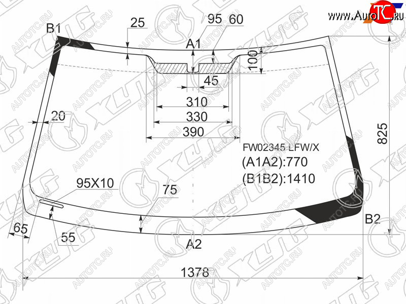 6 249 р. Стекло лобовое Lexus IS 98-05  Toyota Altezza 98-05 XYG FW02345 LFW/X  с доставкой в г. Воронеж
