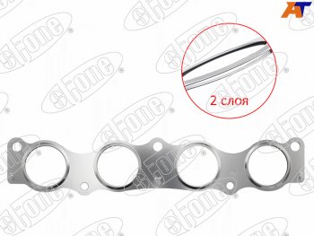 1 359 р. Прокладка выпускного коллектора TOYOTA COROLLAALLION 2-3ZR-FE 07- STONE JB-1240041  с доставкой в г. Воронеж. Увеличить фотографию 1