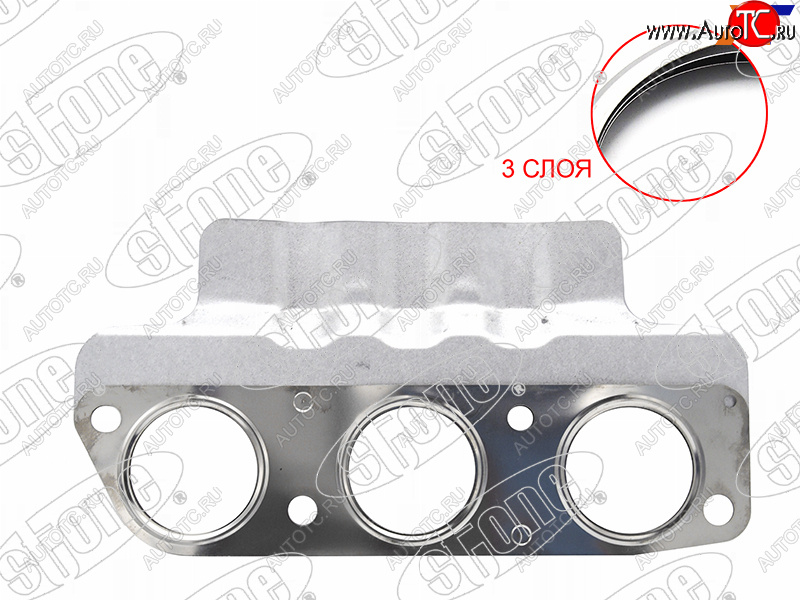 1 049 р. Прокладка выпускного коллектора MITSUBISHI OUTLANDERPAJEROMONTERO SPORT 6B31 3.0 V6 09- RH STONE JB-32357  с доставкой в г. Воронеж