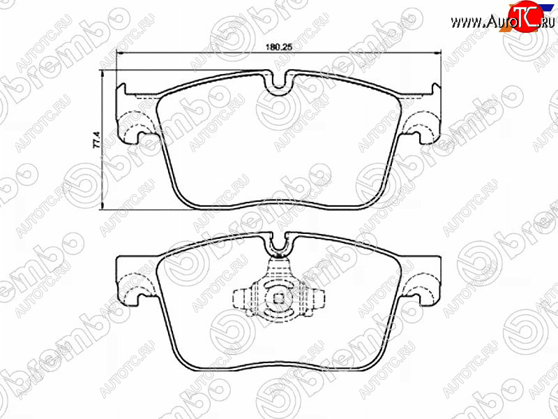 9 999 р. Колодки тормозные перед FL-FR SAT  Jaguar F-Pace  X761 (2015-2022), Land Rover Range Rover Velar  1 L560 (2017-2025)  с доставкой в г. Воронеж