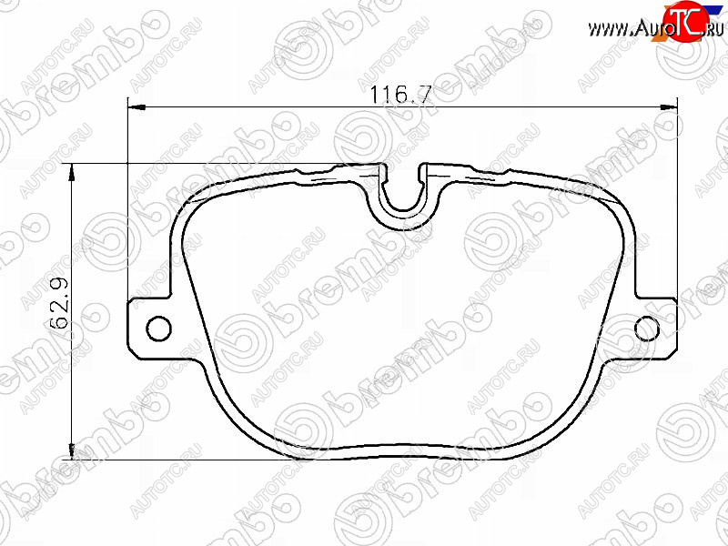 6 649 р. Колодки тормозные задние RH-LH SAT Land Rover Range Rover Sport 2 L494 дорестайлинг (2013-2017)  с доставкой в г. Воронеж