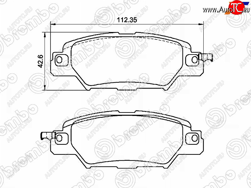 3 999 р. Колодки тормозные передние FL-FR SAT  Mazda CX-5  KF (2016-2025)  с доставкой в г. Воронеж