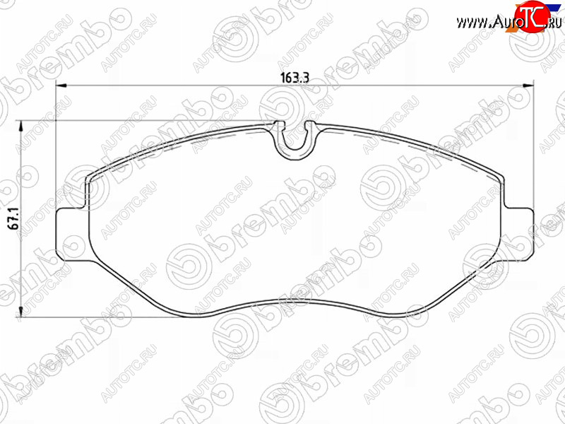 5 499 р. Колодки тормозные перед FR-FL SAT Mercedes-Benz Sprinter W906 (2006-2013)  с доставкой в г. Воронеж