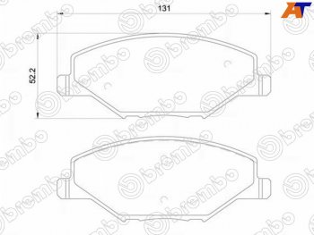 3 889 р. Колодки тормозные FR SAT  Volkswagen Polo 5 седан дорестайлинг (2009-2015)  с доставкой в г. Воронеж. Увеличить фотографию 1