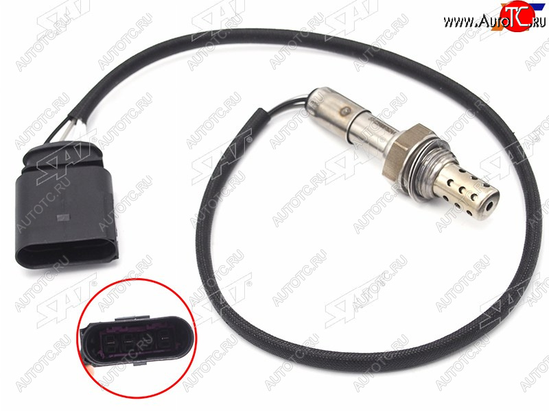 2 259 р. Датчик кислородный AUDI Q5 08-SKODA FABIAOCTAVIA 04-13VW POLO V 09-TOURAN 03-10POLO VI 20- SAT ST-036906262AA  с доставкой в г. Воронеж