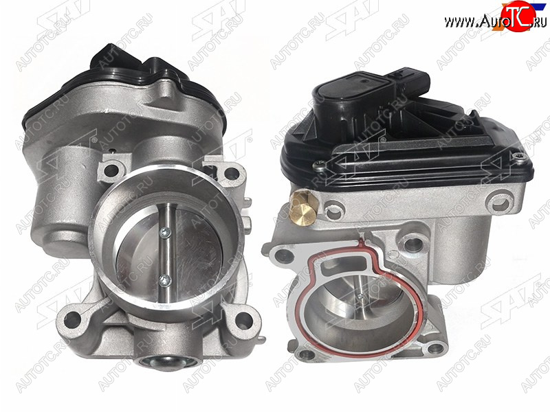 5 399 р. Дроссельная заслонка Ford Fiesta 02-08  Focus 04-11  Fusion 02-12  Mondeo 07-15 SAT ST-1537636  с доставкой в г. Воронеж