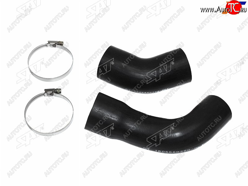 1 159 р. Патрубок интеркулера левый пластиковый CITROEN JUMPERFIAT DUCATOPEUGEOT BOXER 06-н.в.2,2D SAT ST-1606660380  с доставкой в г. Воронеж