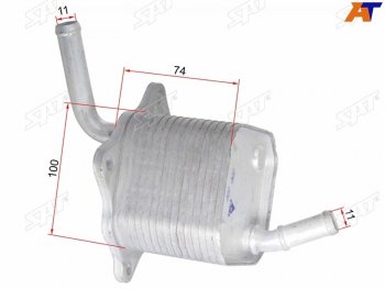 4 399 р. Радиатор масляный TOYOTA FORTUNER 15-HIACE 19-HILUX 15- SAT ST-205-0003  с доставкой в г. Воронеж. Увеличить фотографию 1