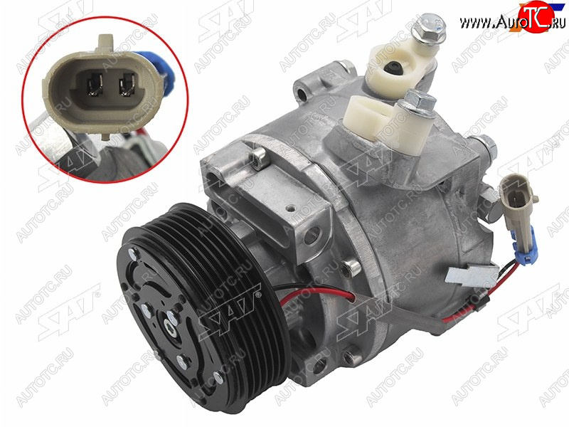 22 999 р. Компрессор кондиционера Chevrolet Aveo 11-15  Opel Mokka 12-19  Chevrolet Tracker 13-15  Opel Ada SAT ST-245-0007  с доставкой в г. Воронеж