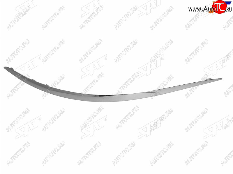 1 099 р. Молдинг бампера LH хром SAT  Mercedes-Benz E-Class  W211 (2006-2009) рестайлинг седан  с доставкой в г. Воронеж