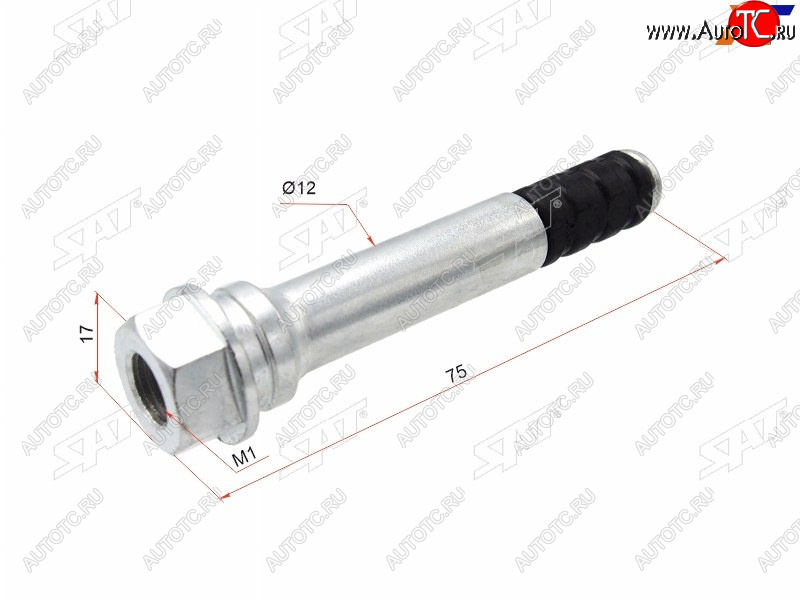 196 р. Направляющая суппорта перед верхняя KIA SORENTO 14-HYUNDAI SANTA FE 18- SAT ST-58162-4H000  с доставкой в г. Воронеж