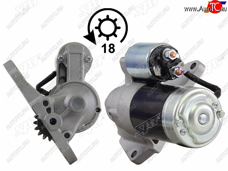 8 599 р. Стартер Ford Probe 93-97  Mazda 323 94-00  626 92-97  Capella 97-02  Eunos 800 93-97 (1,7 kW Z= SAT ST-GY01-18-400B  с доставкой в г. Воронеж