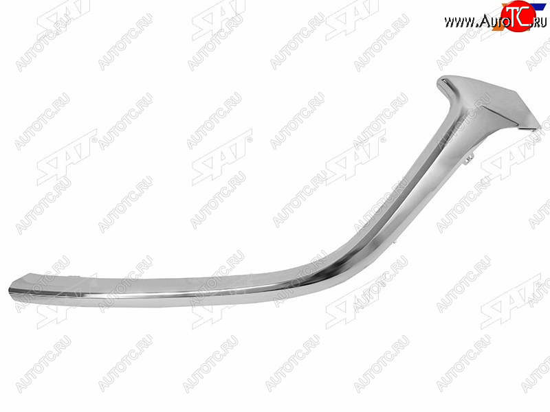 1 369 р. Левый молдинг решетки радиатора SAT Mazda 3/Axela BM рестайлинг седан (2016-2019) (хром)  с доставкой в г. Воронеж