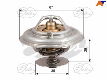 1 679 р. Термостат AUDI A80A100 90-94A4A6 96-05BMW 3 E365 E34 GATES TH14387G1  с доставкой в г. Воронеж. Увеличить фотографию 1