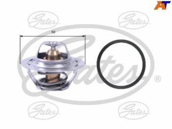 1 339 р. Термостат с прокладкой RENAULT LOGAN 04-SANDERO 07-LADA LARGUS 12-NISSAN ALMERA G15RA GATES TH23389G1  с доставкой в г. Воронеж. Увеличить фотографию 1