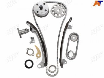 9 299 р. Комплект ГРМ TOYOTA 1AZ-FE2AZ-FE (VVT GEAR) 01- SAT TK-TY123-CD  с доставкой в г. Воронеж. Увеличить фотографию 1