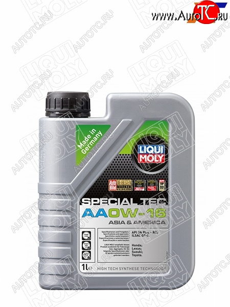 1 659 р. Масло моторное LIQUI MOLY Special Tec AA 0W-16 SPGF-6B 1л LIQUI MOLY 21326  с доставкой в г. Воронеж