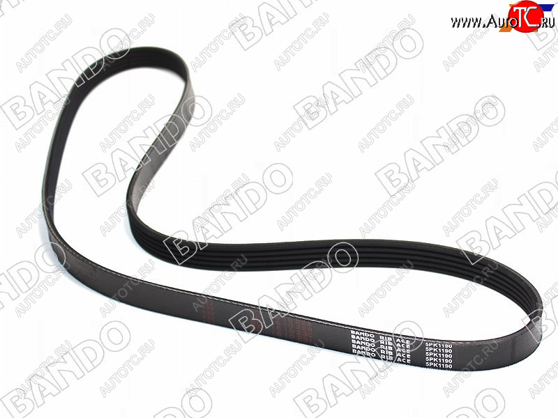 1 159 р. Ремень поликлиновой MITSUBISHI LANCER X 1,5 CY2A 07-(ALT+AC)TOYOTA 2C-3CE CE10#11# (AC)            BANDO 5PK1190  с доставкой в г. Воронеж