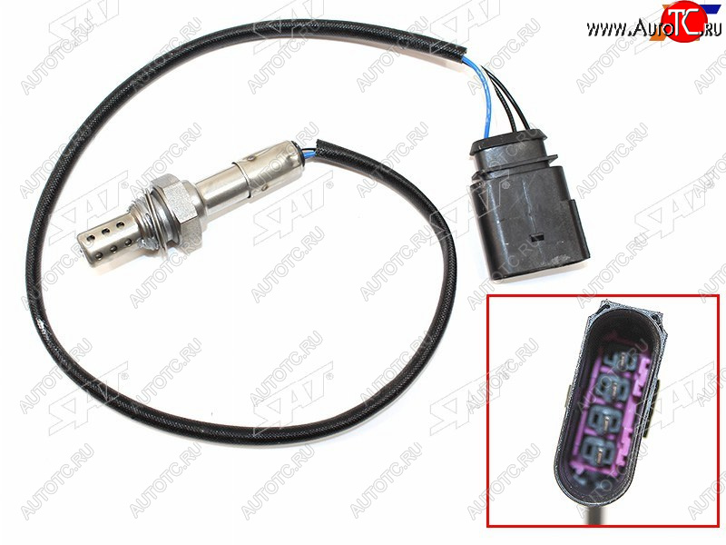 2 349 р. Датчик кислородный VAG OCTAVIA 97-10FABIA 99-07CADDY 95-04GOLF 97-05 SAT ST-06A906262  с доставкой в г. Воронеж