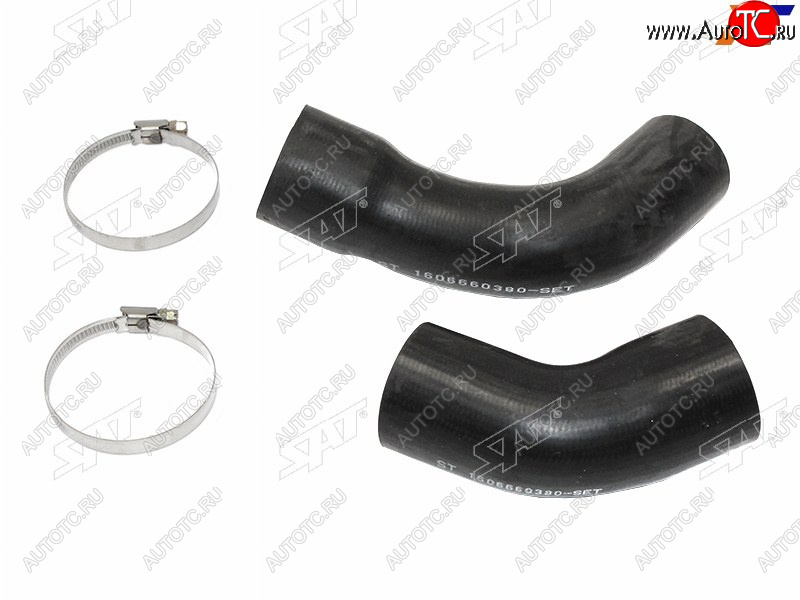 1 799 р. Комплект патрубов интеркулера левый CITROEN JUMPERFIAT DUCATOPEUGEOT BOXER 06-н.в.2,2D SAT ST-1606660380-SET  с доставкой в г. Воронеж