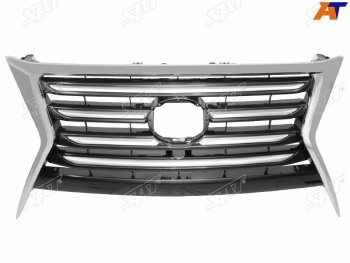 33 999 р. Решетка радиатора (под камеру) SAT Lexus GX460 J150 1-ый рестайлинг (2013-2019) (хром)  с доставкой в г. Воронеж. Увеличить фотографию 2