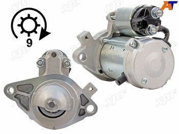 5 249 р. Стартер Toyota Vitz 05-10  Belta 05-12  Yaris 05-20 (1 kW Z=9)                                    SAT ST-28100-40140  с доставкой в г. Воронеж. Увеличить фотографию 1