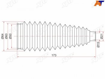 439 р. Пыльник рулевой рейки TOYOTA ALLIONPREMIOISIS 07-IPSUMNOAHVOXY 01- LH=RH SAT ST-45535-44010  с доставкой в г. Воронеж. Увеличить фотографию 1