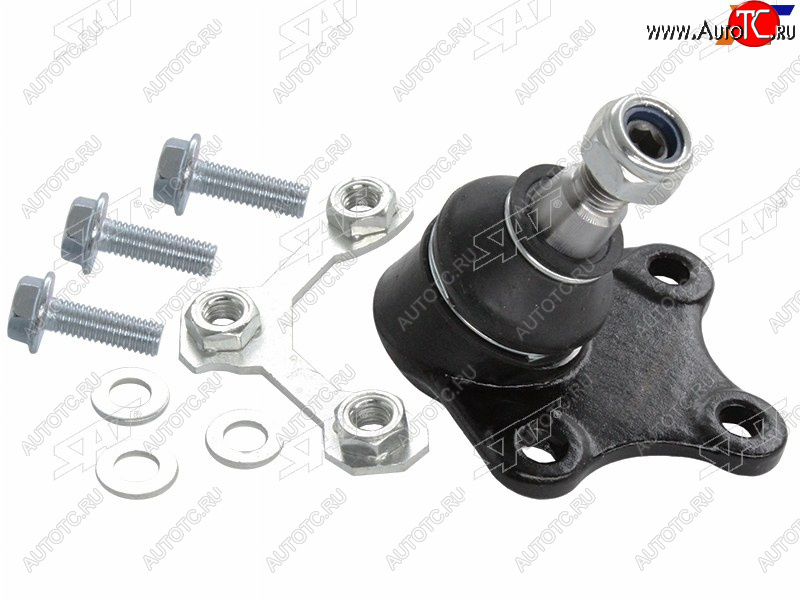 499 р. Шаровая опора SKODA FABIA 00-ROOMSTER 06-VOLKSWAGEN 03-09 RH SAT ST-6Q0407366E  с доставкой в г. Воронеж