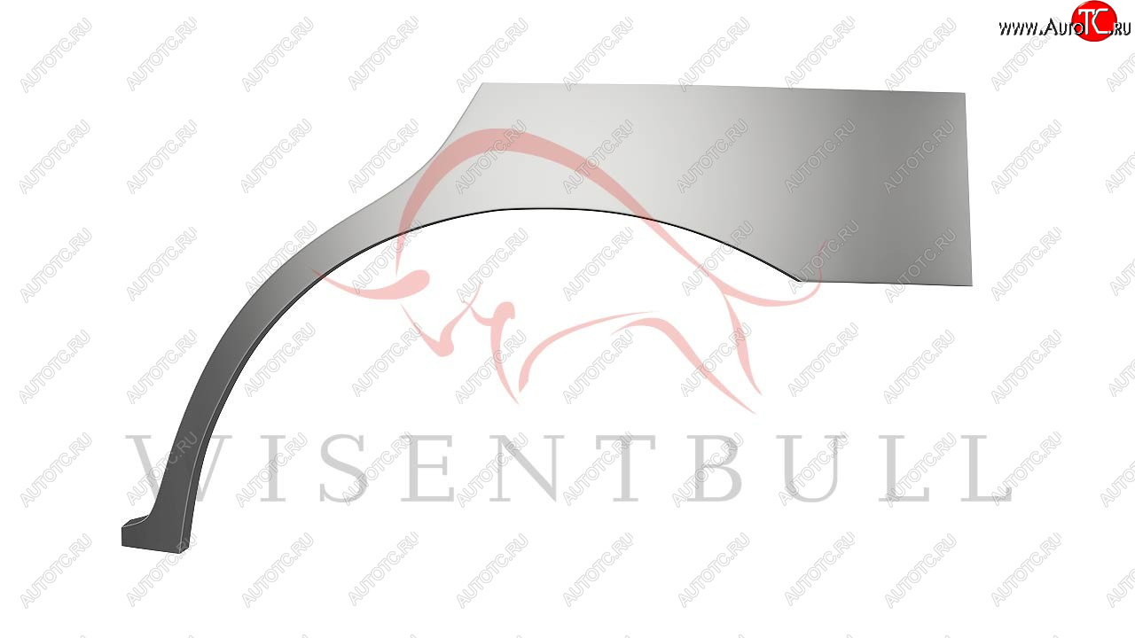 2 189 р. Левая задняя ремонтная арка (внешняя) Wisentbull  Peugeot 406  8E,F (1995-2004) универсал дорестайлинг, универсал рестайлинг  с доставкой в г. Воронеж