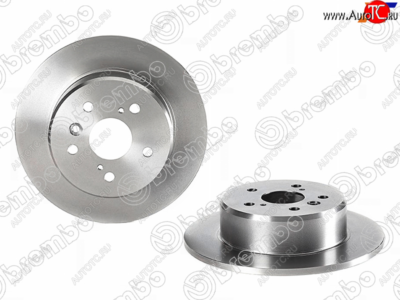 8 999 р.  Диск тормозной задний Ø290 BREMBO  Toyota Camry ( XV30,  XV40,  XV50) - Harrier  XU10  с доставкой в г. Воронеж