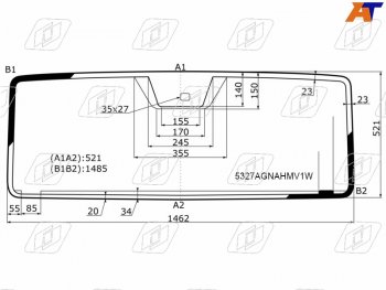 13 599 р. Стекло лобовое (Обогрев полный Антенна Датчик дождя) Mercedes-Benz G-Class 12-18 FUYAO 5327AGNAHMV1W  с доставкой в г. Воронеж. Увеличить фотографию 1