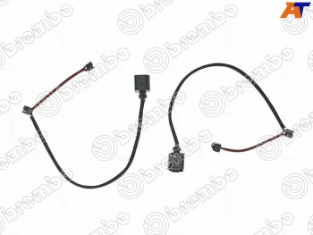 859 р. Датчик износа тормозных колодок FR VW TOUAREG 02-PORSCHE CAYENNE 02- (комплект 2шт)                 BREMBO A 00 206  с доставкой в г. Воронеж. Увеличить фотографию 1