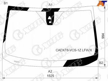 10 649 р. Стекло лобовое (Камера Датчик дождя) Cadillac XT6 19-22 XYG CADXT6-VCS-1Z LFW/X  с доставкой в г. Воронеж. Увеличить фотографию 1