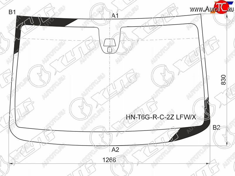 7 999 р. Стекло лобовое + 2 камеры HONDA N-WGN 5D HBK 13-19                                                   XYG HN-T6G-R-C-2Z LFW/X  с доставкой в г. Воронеж