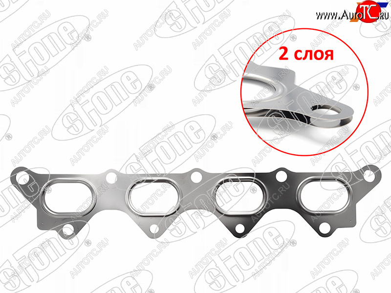 479 р. Прокладка выпускного коллектора MITSUBISHI LANCER 4G15 00- STONE JB-32300  с доставкой в г. Воронеж