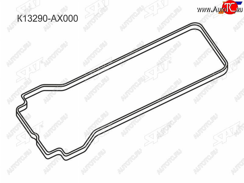 263 р. Прокладка клапанной крышки NS CG10-12, CR10-14, K12Y12Z11 SAT K13270-AX000  с доставкой в г. Воронеж