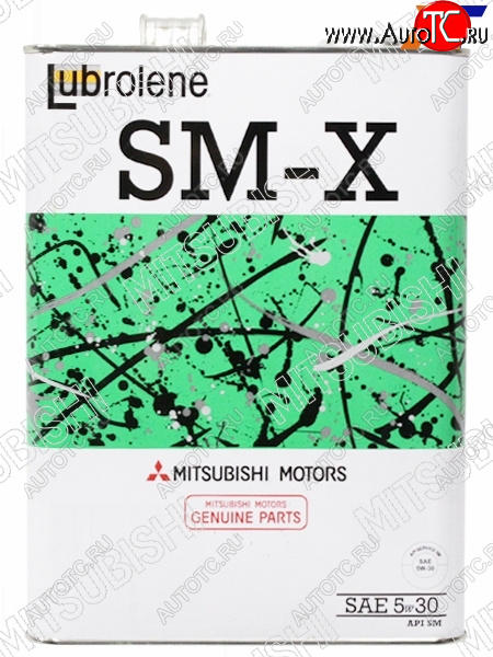 4 949 р. Масло моторное MITSUBISHI (металлическая канистра) SM-X 5W-30 4Л                                     MITSUBISHI MZ102565  с доставкой в г. Воронеж