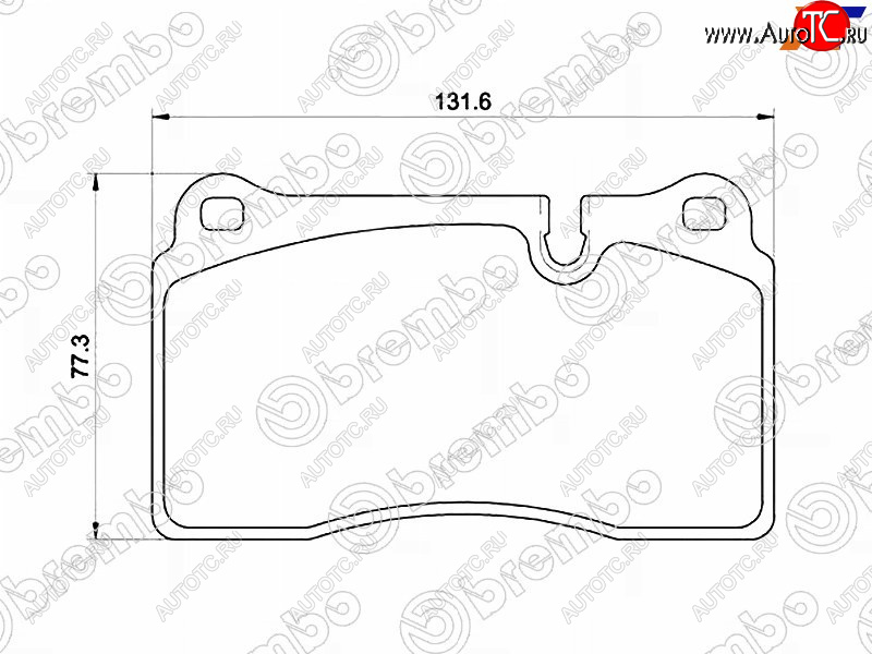 5 349 р. Колодки тормозные передние FL-FR SAT Land Rover Range Rover Sport 1 L320 дорестайлинг (2005-2009)  с доставкой в г. Воронеж