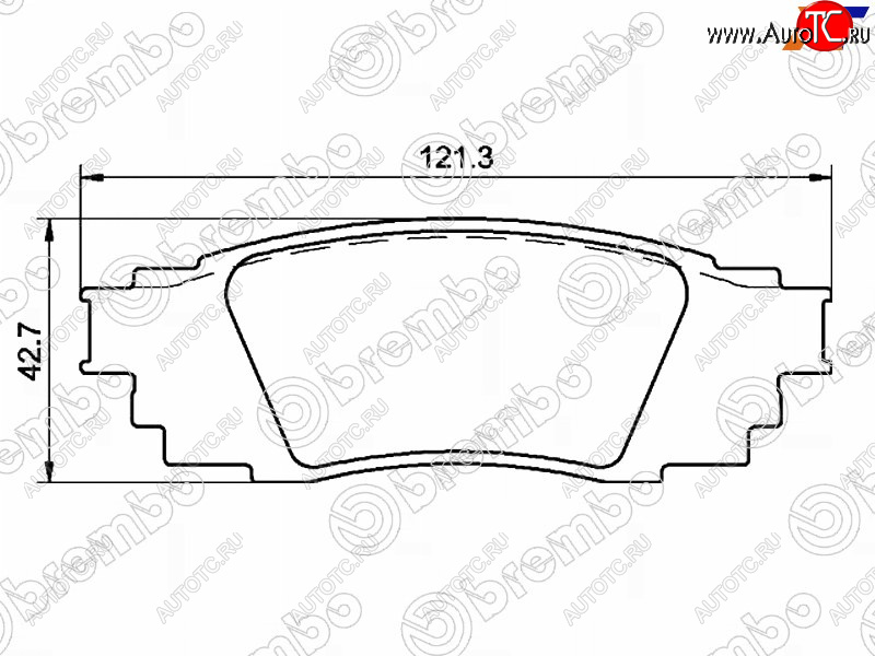 5 749 р. Копируемое: Колодки тормозные задние LH-RH SAT Lexus RX350 AL20 дорестайлинг (2015-2019)  с доставкой в г. Воронеж