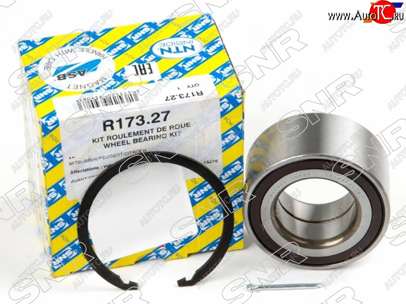 4 599 р. Подшипник передней ступицы MMC LANCER X/OUTLANDER XL/DODGE CALIBER 06-/CHRYSLER SEBRING 07- (ремком. SNR R17327, r17327 SNR R17327  с доставкой в г. Воронеж